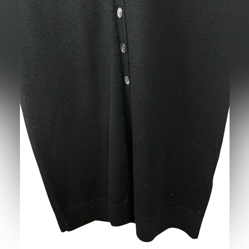 Aritzia Wilfred Utopia V-neck Cardigan Sweater Dress, Size XXS, knitted merino - Picture 8 of 9